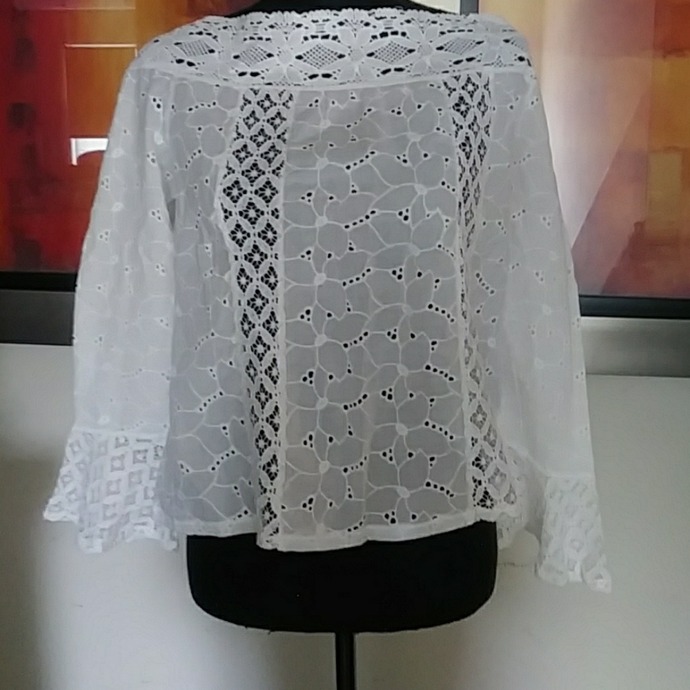 White Lace Blouse